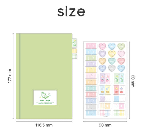 Lovit Things Label Weekly Diary [3colors] | Weekly Planner