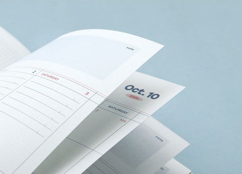2026 Record On Weekly Planner A5 [4colors]