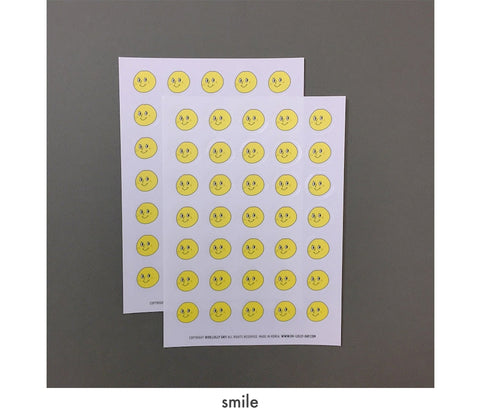 Daily Checking Habit Emotion Sticker [2types]