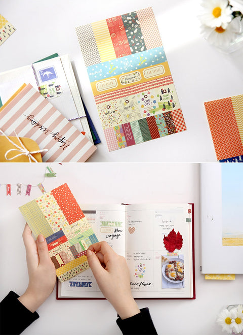 Petit Deco Stickers Pack VER.3 | 8sheets | Planner Diary Sticker