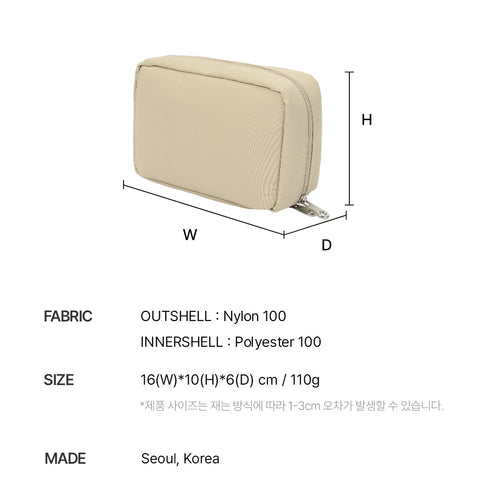 Daily Makeup Pouch v.Spring [6colors]