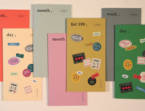 Signature Monthly Planner [2colors] | Checklist | To Do List