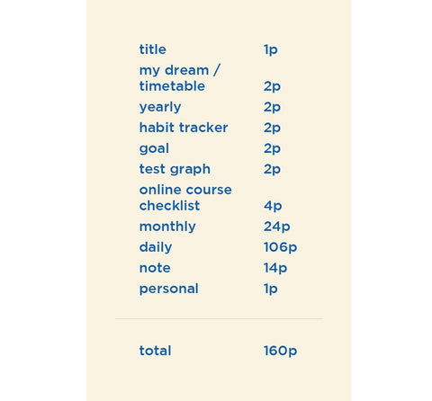 Build Up 365days Daily Planner [5colors] | Daily Time Scheduler