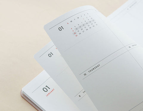 2026 Journal J. Weekly Planner B6 [7colors]