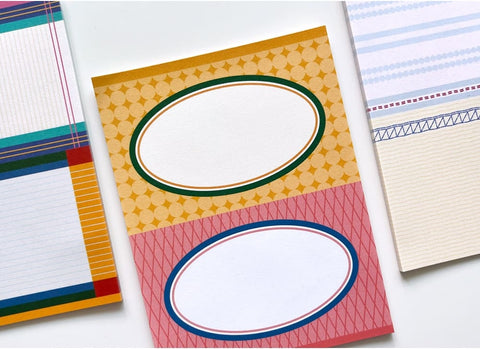 Half and Half Memo Pad Set