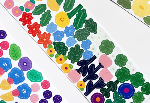 Flower Seal Sticker Set