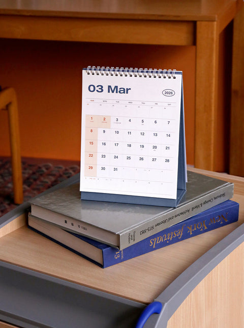 2026 Flow Desk Calendar | Desk Scheduler 2026