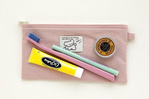 Coi Twill Flat Pencil Pouch [5colors]