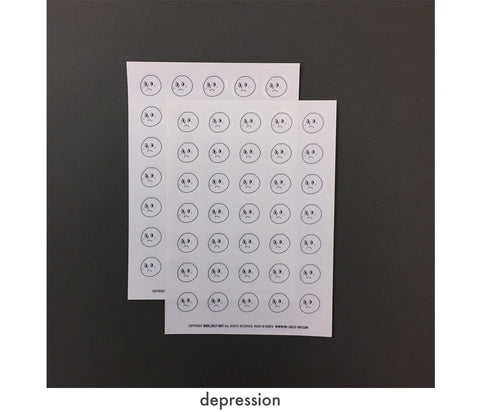 Daily Checking Habit Emotion Sticker [2types]