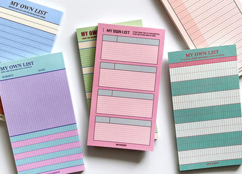 My Own List Memo Pad Set