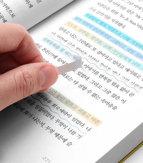 Color Index Long Highlighter Sticky Notes [4types]