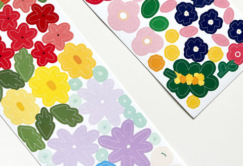 Flower Seal Sticker Set
