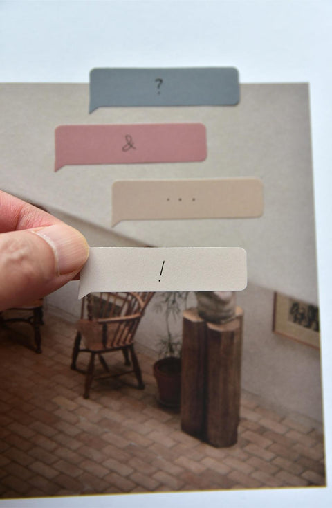 Chat Flag Sticky Notes [6types] | Adhesive Notepad