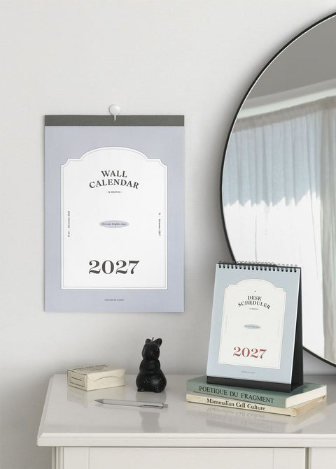 2027 Desk Calendar | Desk Scheduler 2027