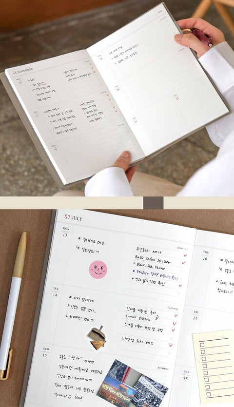 2026 Official A5 Weekly Planner [10colors] | Weekly Diary