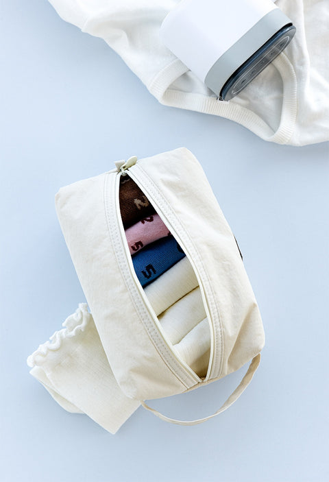 Coi Twill Easy Big Pencil Pouch [4colors] | Strap