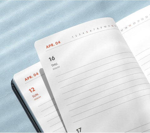 2026 Brilliant Daily Planner [7colors] | Daily Diary