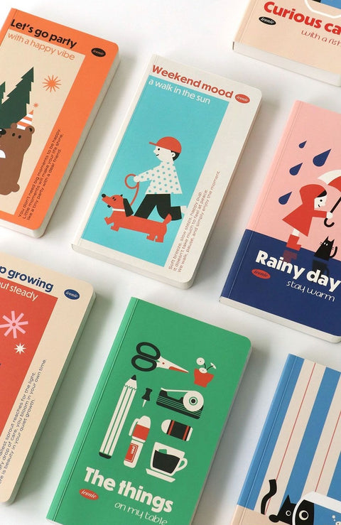 Slow Handy Line Notebook [6types]