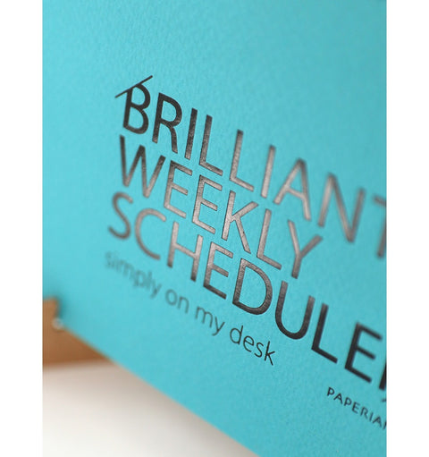 Brilliant Weekly Scheduler [3colors] | Weekly Planner