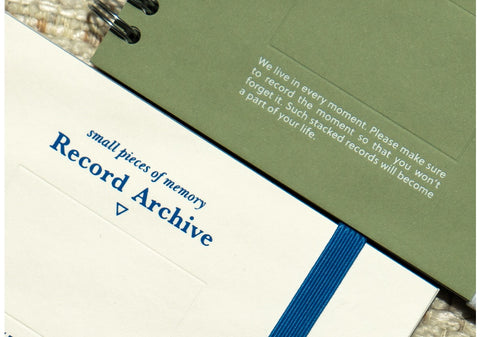 Record Archive Weekly Planner [4colors]