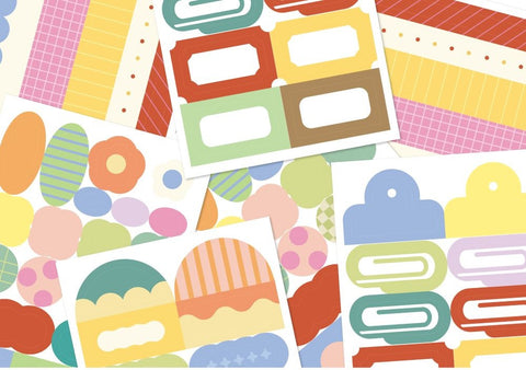 Dotty Scrap Deco Sticker | 4sheets