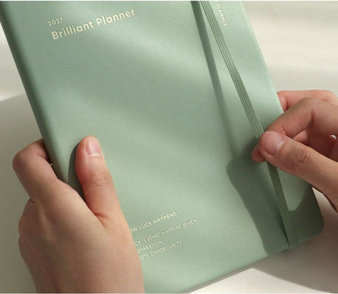 2027 Brilliant Daily Planner [7colors] | Daily Diary