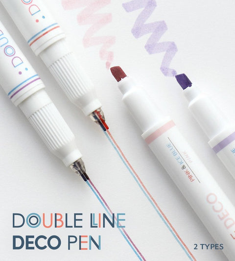 Double Line Deco Pen [2types] | Highlighter