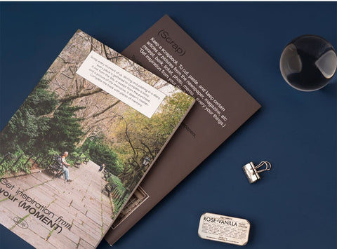 Scrap the Moment Notebook [3types] | Grid Line Blank