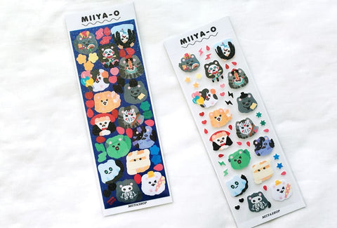 Miiya-o Ghost Seal Sticker | Kitty Cat Deco Sticker