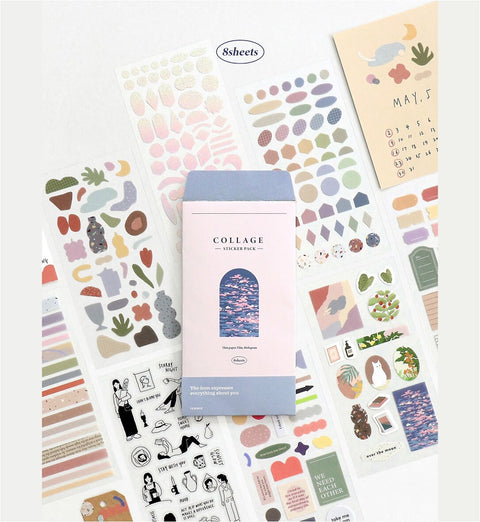ICONIC Collage Sticker Pack | 8sheets