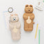 DONATDONAT Bear Silicone Pencil Pouch [2colors] | Bear Pen Case