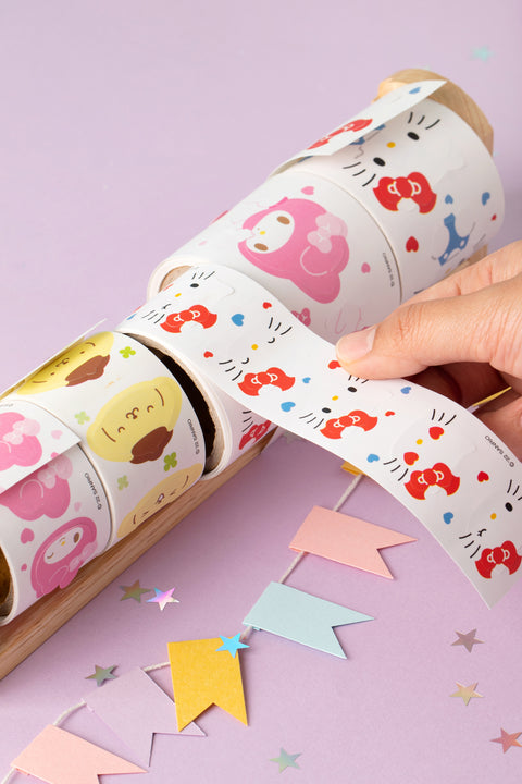 Sanrio Face Roll Sticker [6types]