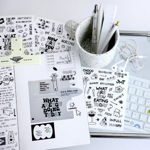 Crooked Today Drawing Sticker | 6 sheets