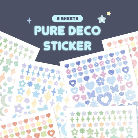 Pure Deco Sticker [2types] | 2sheets