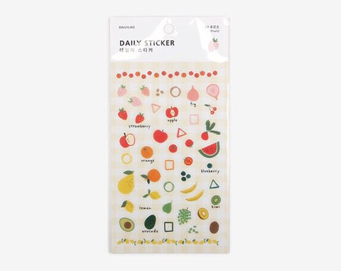 Planner Stickers [19 Fruits]