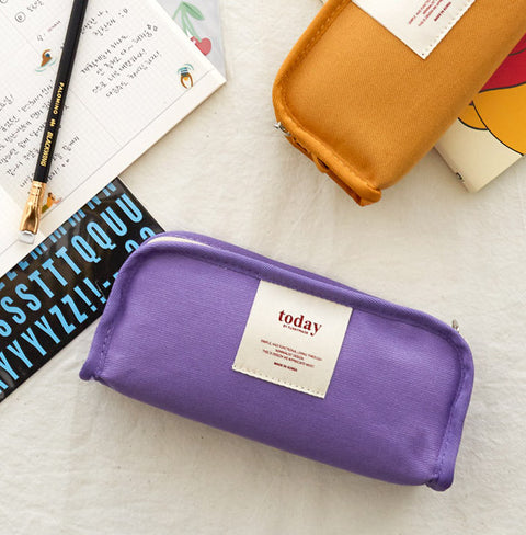 Funnymade Canvas Pencil Case [6colors] | Pen Pouch