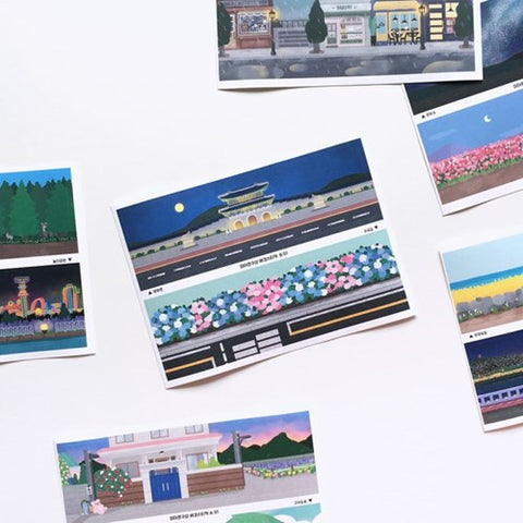 Background Scenery Sticker Set [3types]