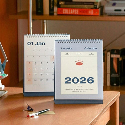 2026 Flow Desk Calendar | Desk Scheduler 2026