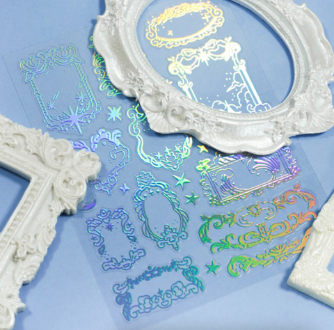 Hologram Frame Seal Sticker