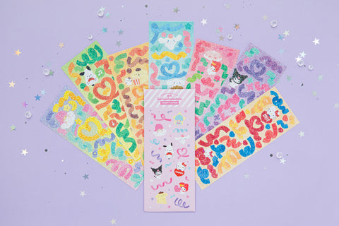 Sanrio Characters Confetti Sticker Pack | 7sheets