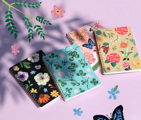 Blooming Line Notebook [4types]