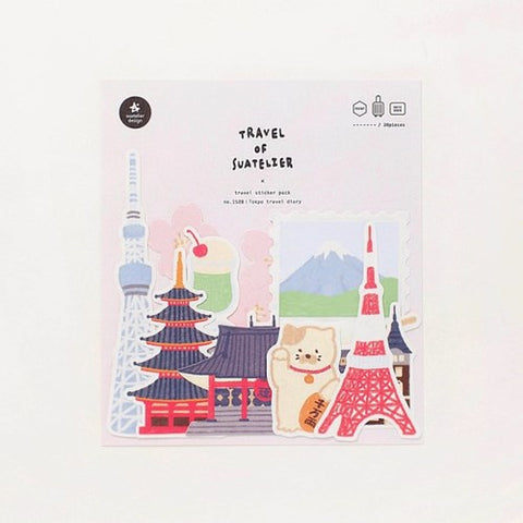 Planner Seal Stickers [1528 Tokyo travel diary]