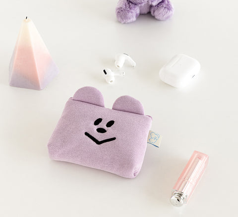 momossi Bear Cushion Card Wallet [3colors]