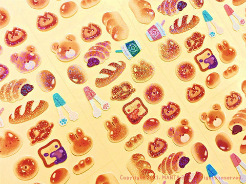 Twinkle Deco Sticker [Bread & Bear]