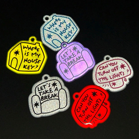 BE ON D Reflector Key Rings [6types] | Diary Charm