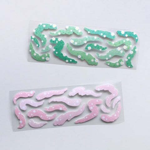 The Scent of Flowers, Grass Seal Sticker [2types] | Deco Sticker