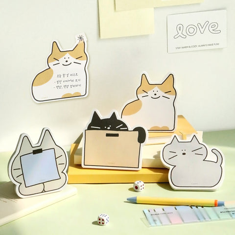 Doodle Cat Memo Pad [4types] | Kitty Notepad