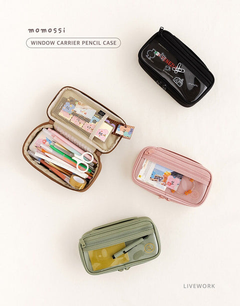 momossi Window Carrier Pencil Case v.1 [4colors] | Pen Pouch