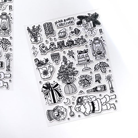 Christmas Line Seal Sticker | Deco Sticker