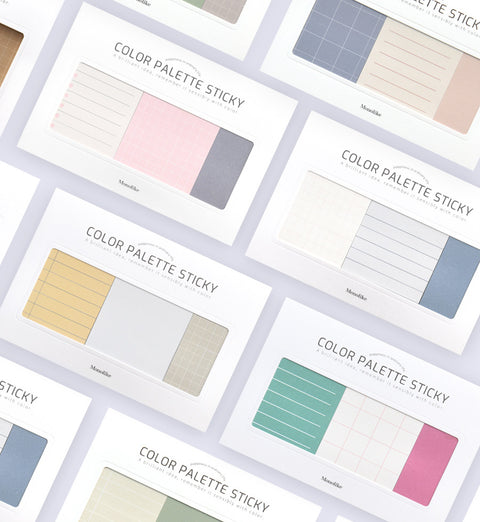 Color Palette Sticky Notes 30P [8types]